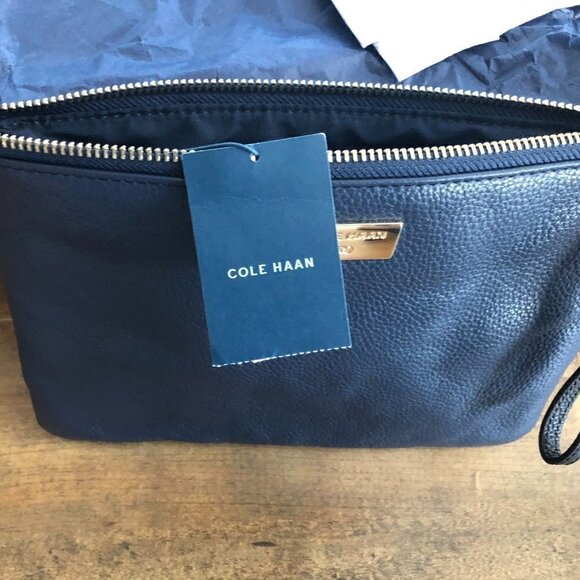 **NWT** COLE HAAN Kiera Medium Leather Pouch - Picture 7 of 7